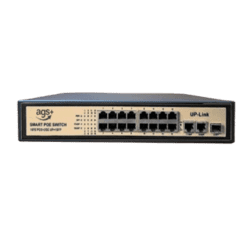 AGS-1600P-1F,POE SWITCH-GIGA Uplink WITH SFP